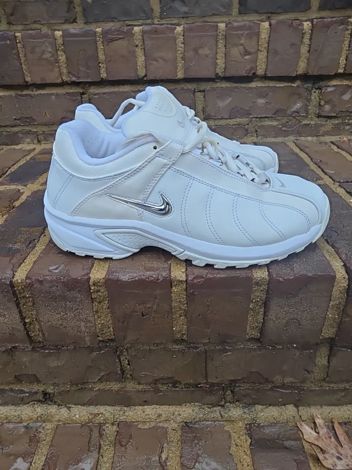 Nike Zapatos Mujer 8.5 Air VXT Tenis de Entrenamiento Cuero Blanco Parte Superior Baja 310215-101 Foto 3 de 4