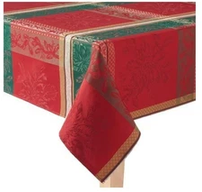 St. Nicholas Square Winter Crossing Christmas Holiday 60 X 102 Tablecloth Oblong