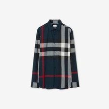 Authentic Burberry Slim Fit Check Cotton Shirt L NEW