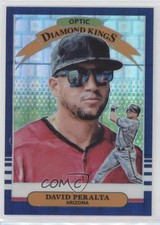2019 Donruss Optic Diamond Kings Blue Pandora Prizm 3/99 David Peralta #28 0q3