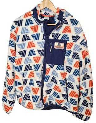 Aldi Gear Sherpa Fleece Full Zip Logo Jacket  - Size Large - NWT