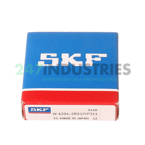 W6204-2RS1/VP311 SKF 20 x 47 x 14 mm DEEP GR. BALL SINGLE ROW, SS - Bild 3 von 3