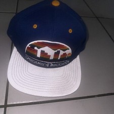 mitchell & ness Denver nuggets Snapback Cap Hat retro logo blue classic