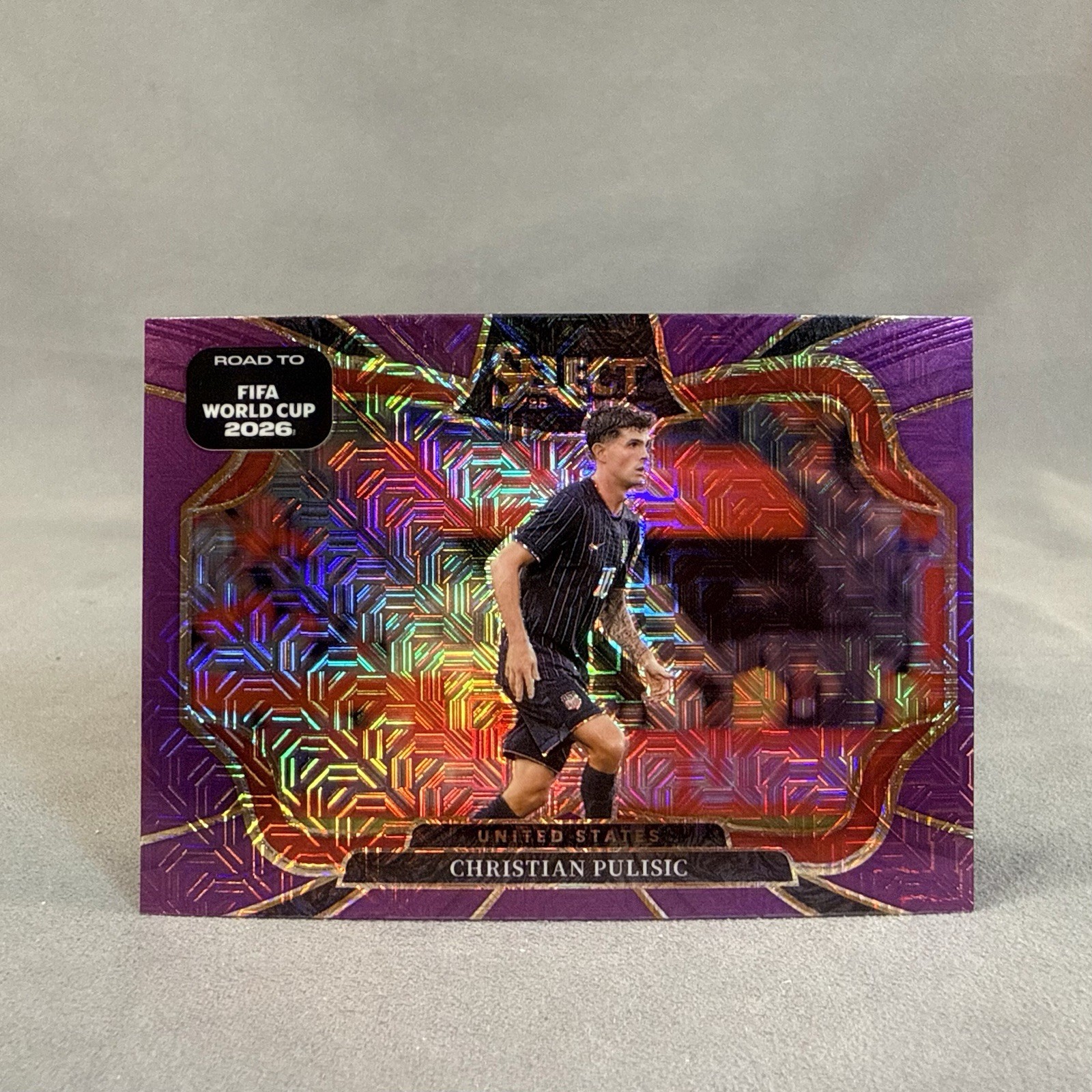 2026 Panini Prizm World Cup Christian Pulisic Purple Mojo Field