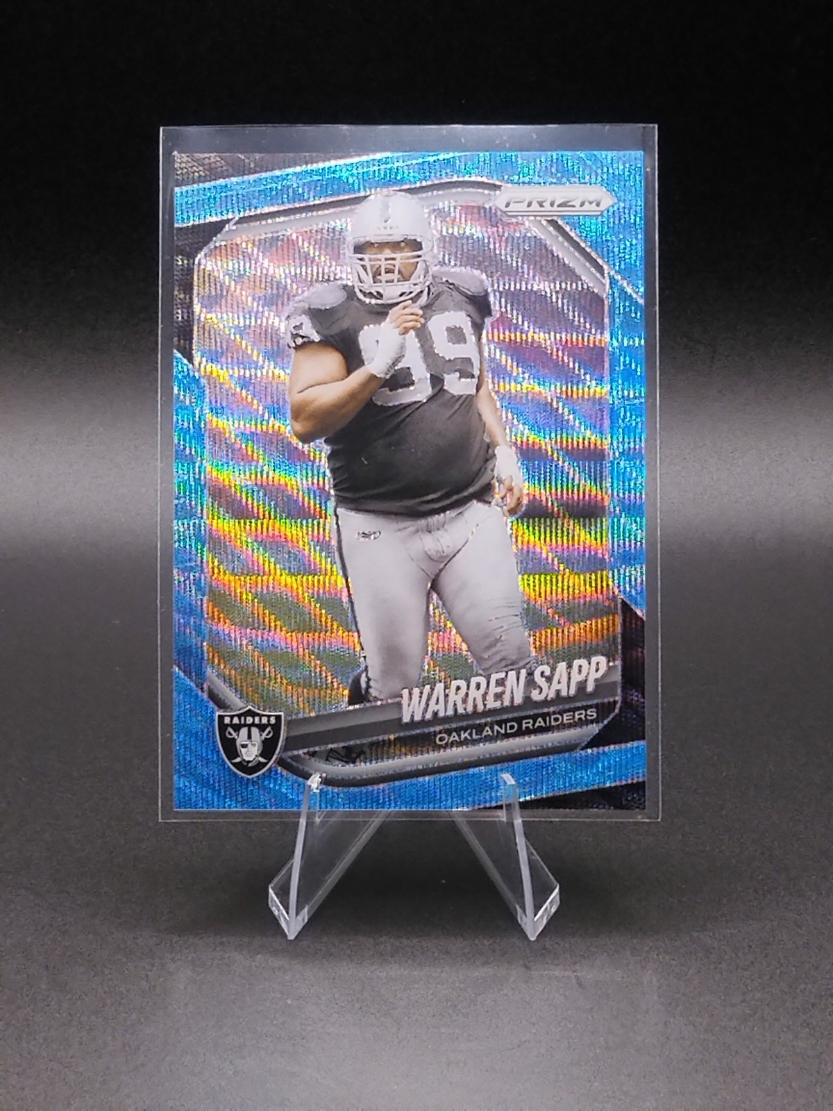 2025 Prizm Warren Sapp Blue Wave Prizm /230 #212
