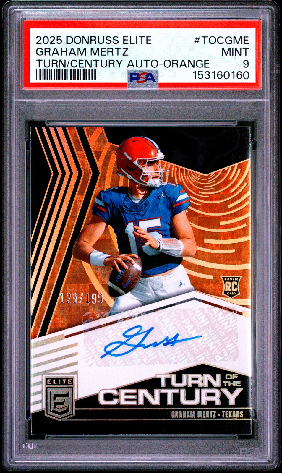 Graham Mertz Panini Donruss Elite Turn of the Century Autographs #TOCGME Base