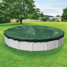 10' FT x 15/16' FT OVAL Winter Pool Cover DOUBLE LAYER (Includes wire and cable)