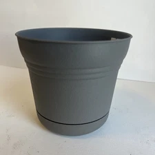 Saturn Gray, charcoal planter / flower pot new gift 4.5x5