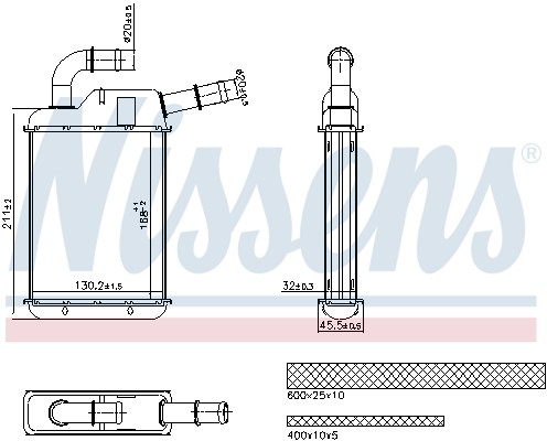 Nissens 707279 WäRmetauscher, Innenraumheizung For Seat Vw-image