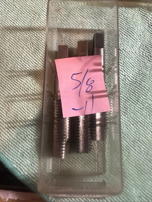 5/8-11 NC GH3 Hand Tap-BAY-STATE And GREENFIELD ETC. Lot Of 3. Used