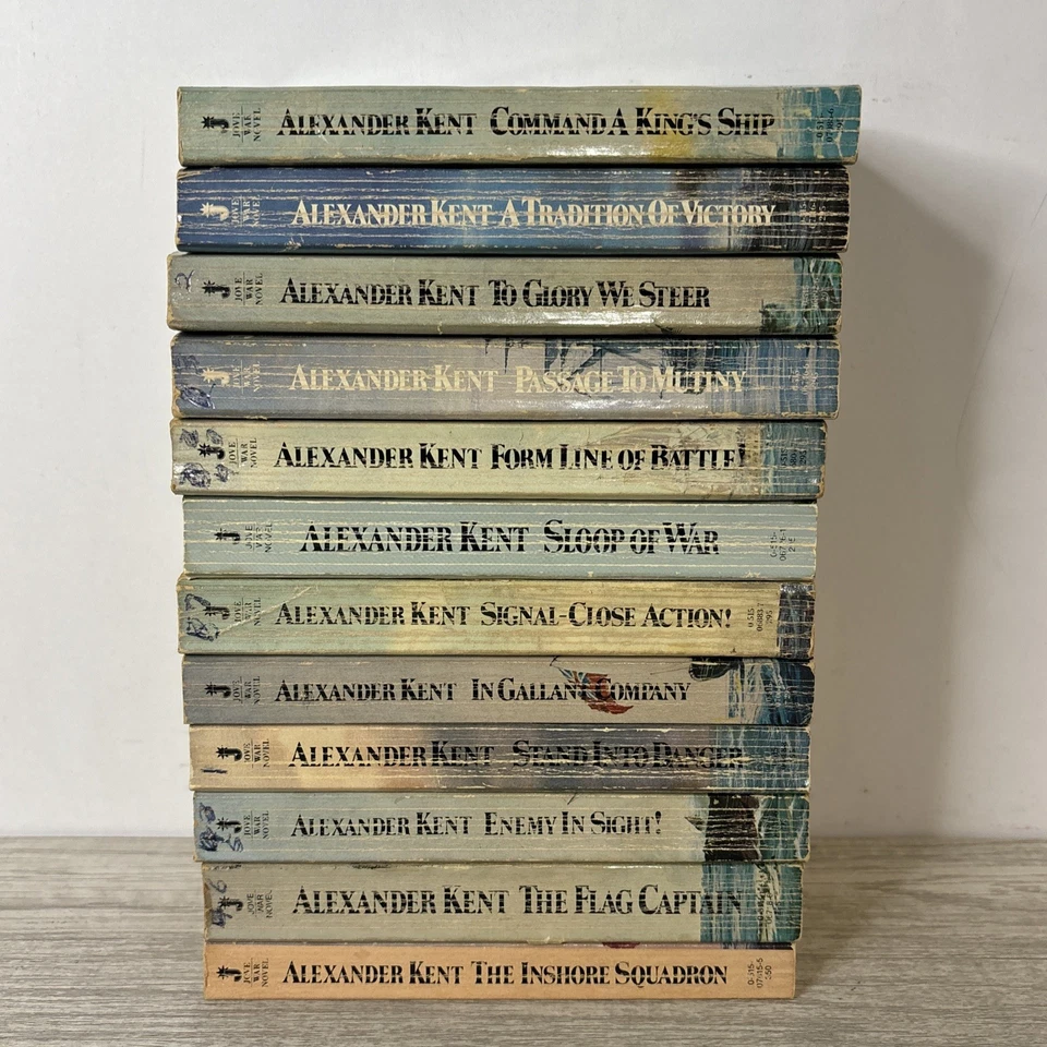 Lot of 12 Alexander Kent Naval Adventure Paperbacks - Jove Printing 1983 RARE - Image 2 of 4