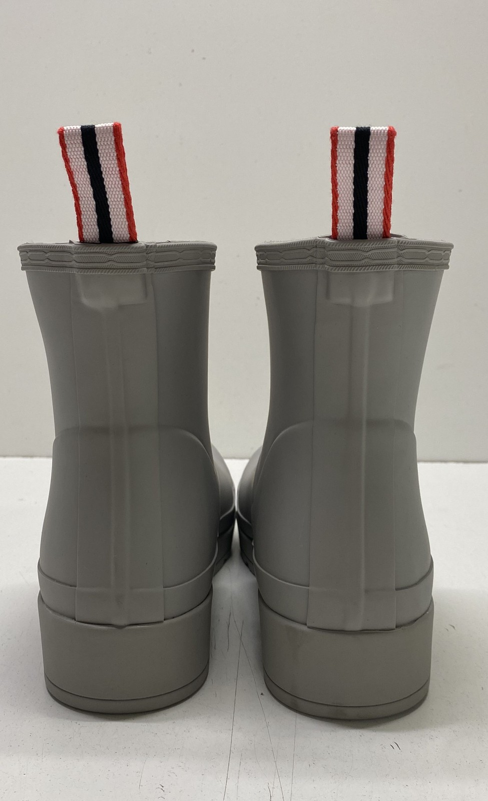 Hunter Gray Solid Boot Rain Boots Men 8 - image 4