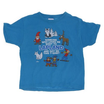 Fruit of the Loom, T-shirt, Größe: 104, Valueweight, Blau/Mehrfarbig #eOR