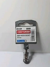CRAFTSMAN Max Axess 1/4" Drive 3.5mm 6 Pt. Go-Thru Pass-Through Socket 29252 NEW