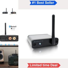 Bluetooth Receiver for Home Stereo Bluetooth 5.3 RCA Optical 32-Bit DAC 100 FT