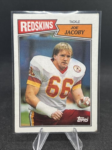 1987 Topps Joe Jacoby #72 NFL Football Sport Trading Card Washington Redskins - Bild 2 von 4