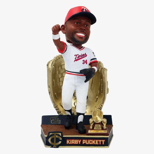 Kirby Puckett Minnesota Twins 1986 Gold Glove Bobblehead MLB Baseball