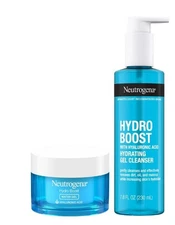Neutrogena Hydro Boost Gel Cleanser 7.8 oz With Hyaluronic Acid & Water Gel Comb