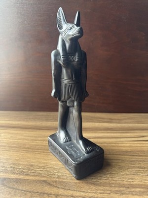 Anubis Figur Ägyptischer Schakalkopf Gott des Jenseits ca. 22 cm hoch