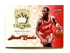 2007 Michael Jordan Fleer Ultra Gold Crown Game Used Patch Steals GU Worn Jersey