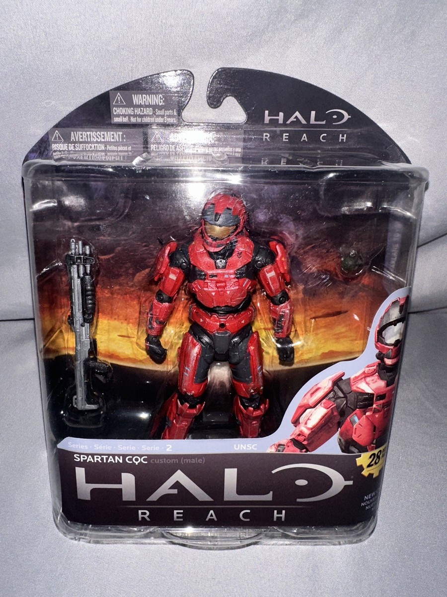 Halo Reach Red Spartan CQC Series McFarlane Toys NIB