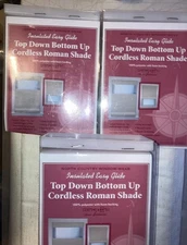 (x1) North Country Window-Wear Cordless Roman Shade 23”W x 64"L Alabaster TDBU