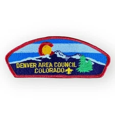Denver Area Council BSA Patch – Colorado Mountains & Sun Emblem