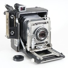 :Graflex Crown Graphic 3 x 4 Press Camera w/ Optar 135mm f/4.7 Lens Read
