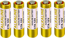 27A 12V Alkaline Battery for Remote 5Pack A27 MN27 27 A 12 Volt Long Lasting...