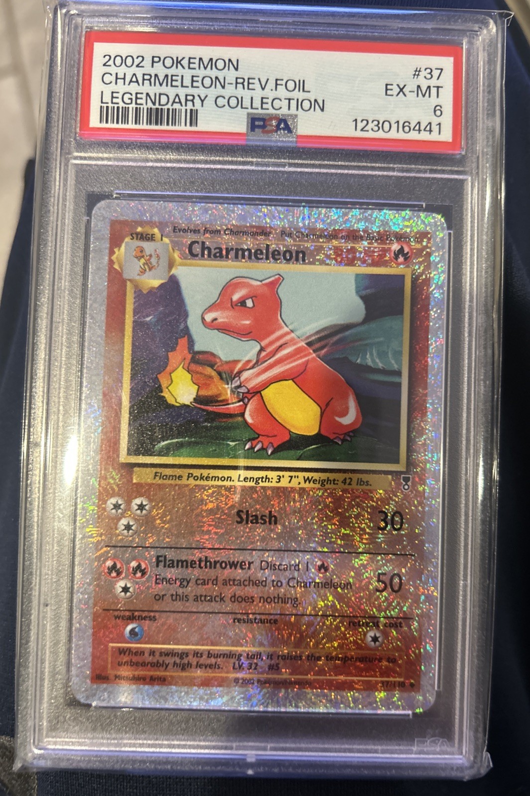 Charmeleon 37/110 Legendary Collection Reverse Holo PSA 6