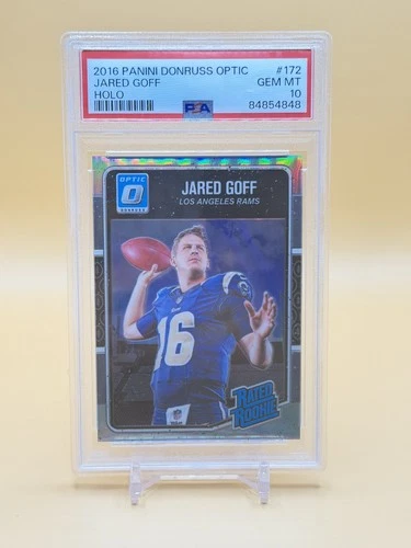2016 Panini Donruss Optic Jared Goff Holo PSA GEM MT 10