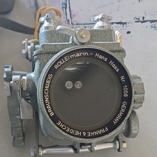 Rollei Rolleimarin Hans Hass Underwater Camera Housing Nr. 1056 Green Silver