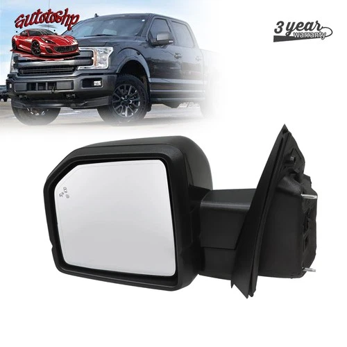 For Ford F-150 F150 2015-2020 Power Mirror w/ Memory Blind Spot Driver Left Side