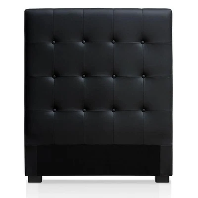 Tête de Lit Capitonnée "Amor" 90cm Noir - Photo 1/2