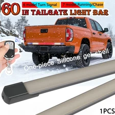 60" LED Strip Tailgate Light Bar Reverse Brake Turn Programmable Ram Ford GMC
