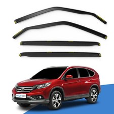 HONDA CR-V MK4 2012-2018 5 Door SUV Wind Deflectors 4pc Tinted