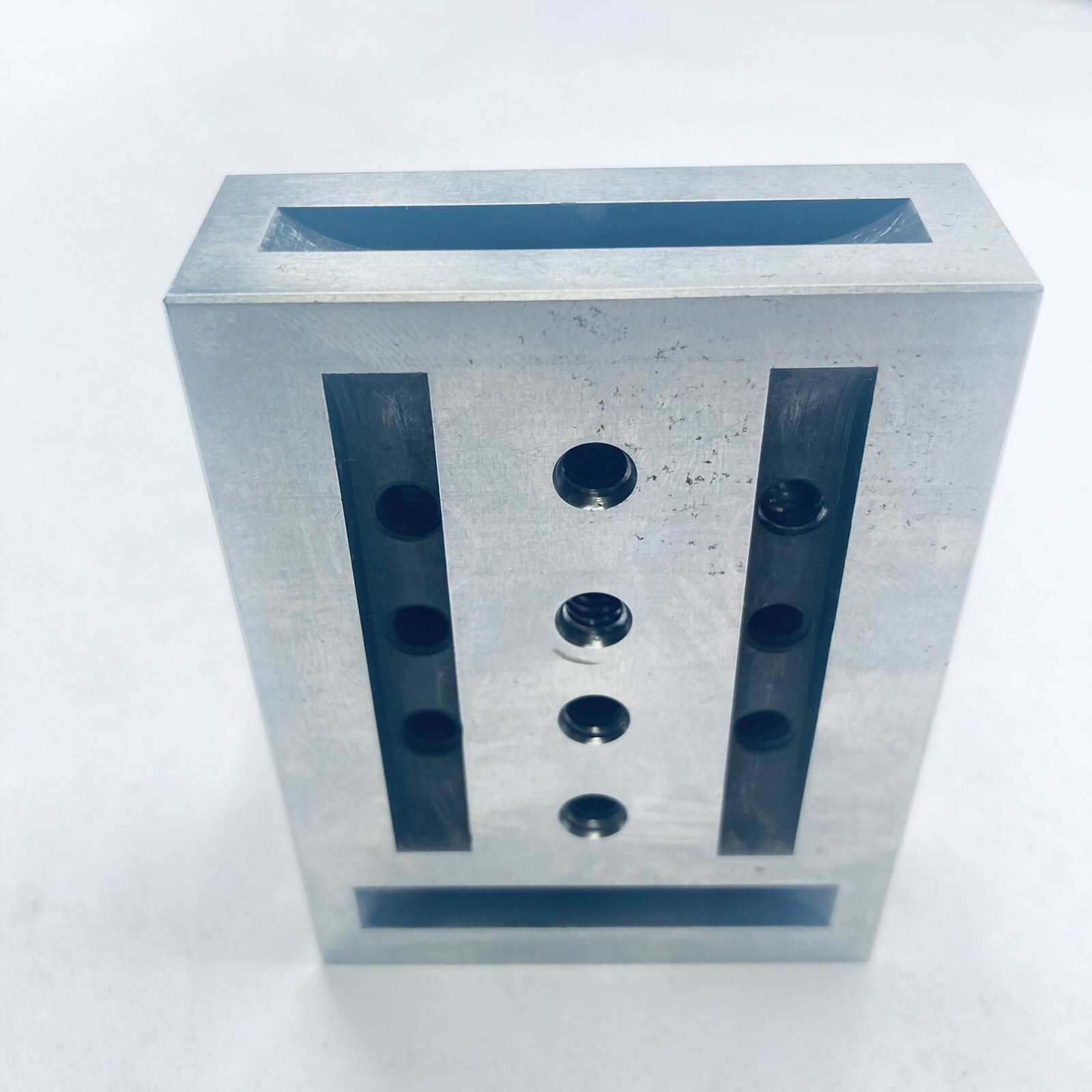 Angle Block Hardened & Ground - Machinist Made 2-1/2 x 3-3/8 x 3-7/8 H - USA