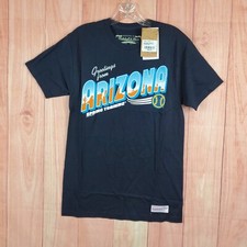 Mitchell & Ness Spring Training Mens Shirt Small Navy Crew Neck Arizona Wildcats