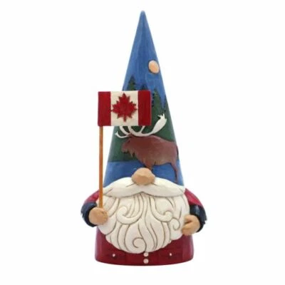 Jim Shore CANADIAN GNOME FIGURINE 6008763 O Canada My Gnome Forever NEW IN BOX