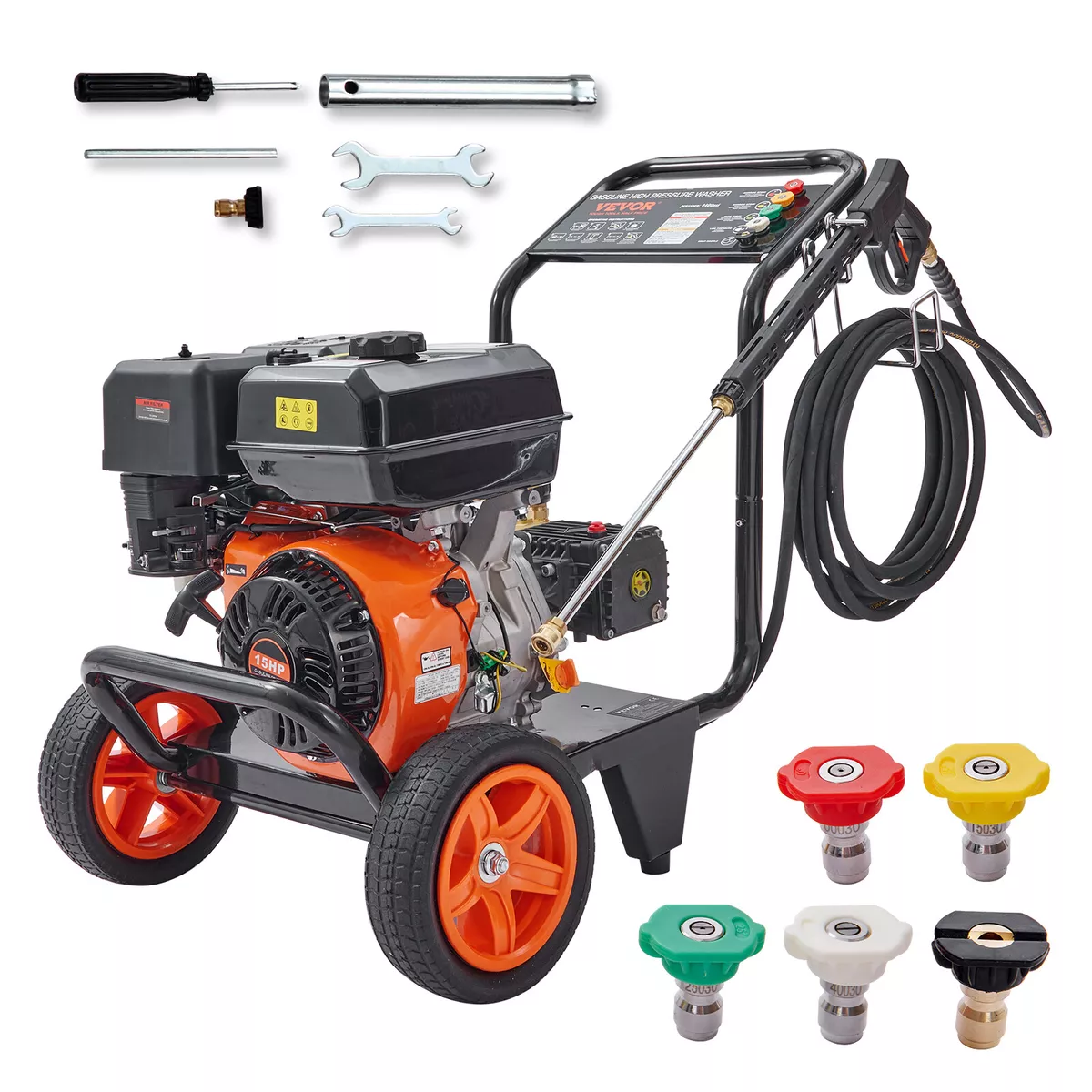 VEVOR Gas Pressure Washer Gas Powered Washer 4400 PSI 4.0 GPM