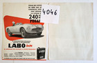 N°4046 / PEGASO /  prospectus en francais record 240 Km/h / huile LABO inox