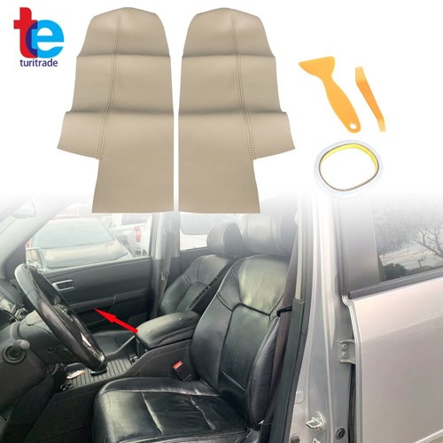 For 20072012 Honda CRV CRV Leather Front Door Panels Armrest Cover Beige Tan eBay