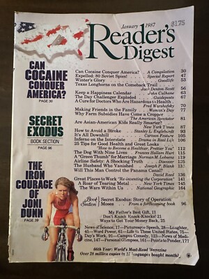 Vintage Readers Digest Magazine January 1987
