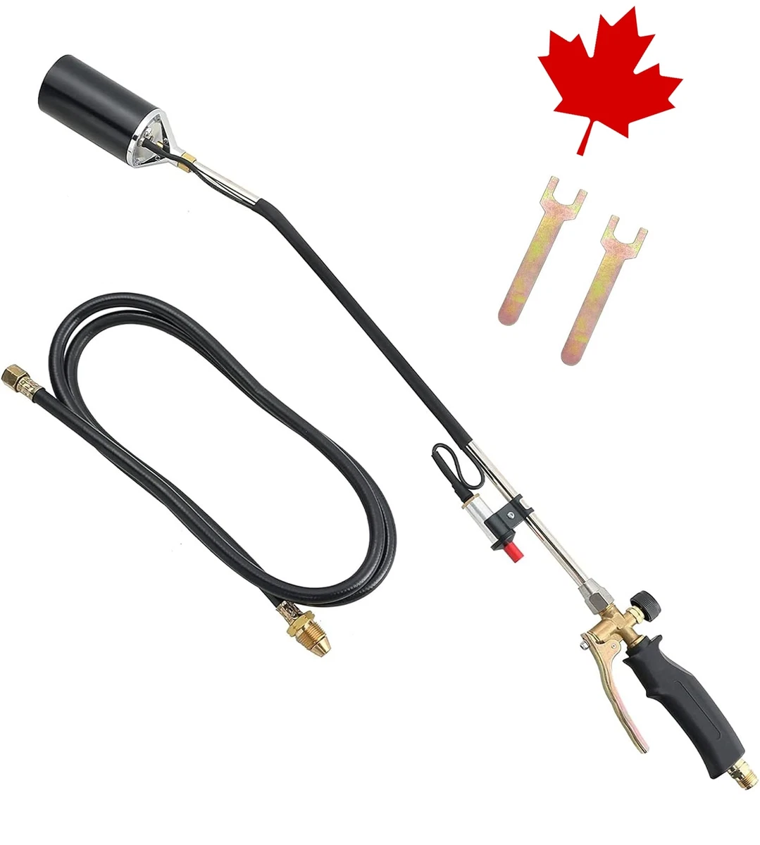 High Output 500 000 BTU Propane Torch Weed Burner Kit with Turbo