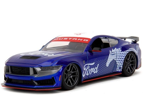 Jada 35419 1:24 Btm – 2024 Ford MUSTANG Dark Horse – C. Azul Apertura Rasgos - Imagen 3 de 3