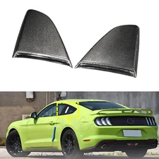 2PCS Rear Quarter Side Window Louver Scoop Cover Vent For Ford Mustang Coupe