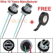 GLOFE 2Pcs Pigtail Wire Female Socket 7440 Harness Back Up Reverse Light