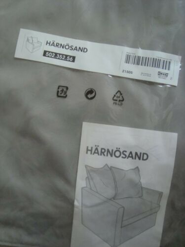  IKEA HARNOSAND SLIPCOVER for ArmChair HÄRNÖSAND Chair Cover OLSTORP Sand NEW  - Picture 1 of 7