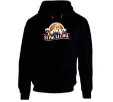 St Pauli Girl Special Dark Beer Alcohol Logo Hoodie