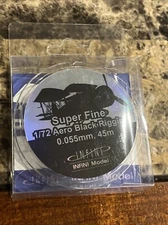 Infini #7200B 1/72 Aero Black Rigging .055mm X 45m